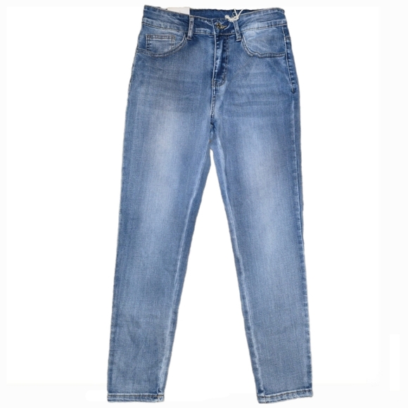🆕Pull On Skinny Jeans/Jeggings - Light Medium Wash Extra Small - NWT - Picture 1 of 1